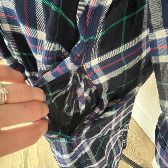 Gap x Pendleton | Plaid Shirt Midi Dress Long Sleeve Collared Flannel | Sz M - Picture 5 of 8